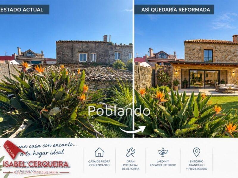 PROYECTO DE REFORMA ÚNICO EN EL ATLÁNTICO - CASA DE PIEDRA A SOLO 500 M DEL MAR
