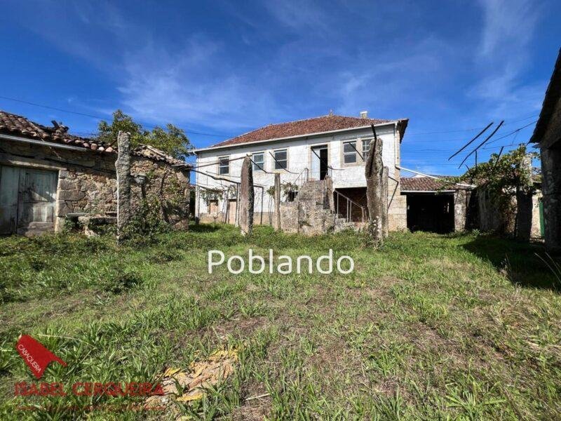 CASA SEÑORIAL DE PIEDRA · 5.267 m² DE FINCA · POSIBILIDADES DE EDIFICACIÓN | FORCADELA · TOMIÑO