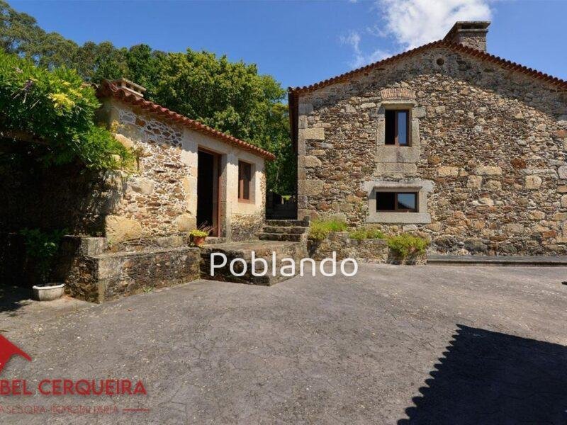 FINCA DE PIEDRA EXCLUSIVA EN O ROSAL - VISTAS PANORÁMICAS AL RÍO MIÑO Y PORTUGAL