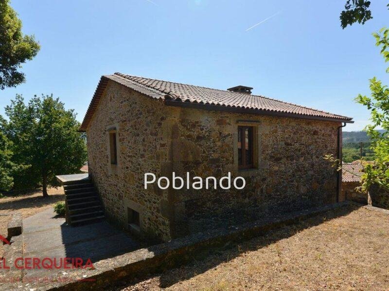 FINCA DE PIEDRA EXCLUSIVA EN O ROSAL - VISTAS PANORÁMICAS AL RÍO MIÑO Y PORTUGAL
