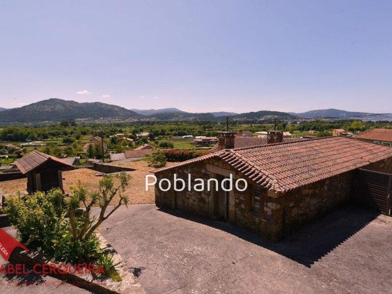 FINCA DE PIEDRA EXCLUSIVA EN O ROSAL - VISTAS PANORÁMICAS AL RÍO MIÑO Y PORTUGAL