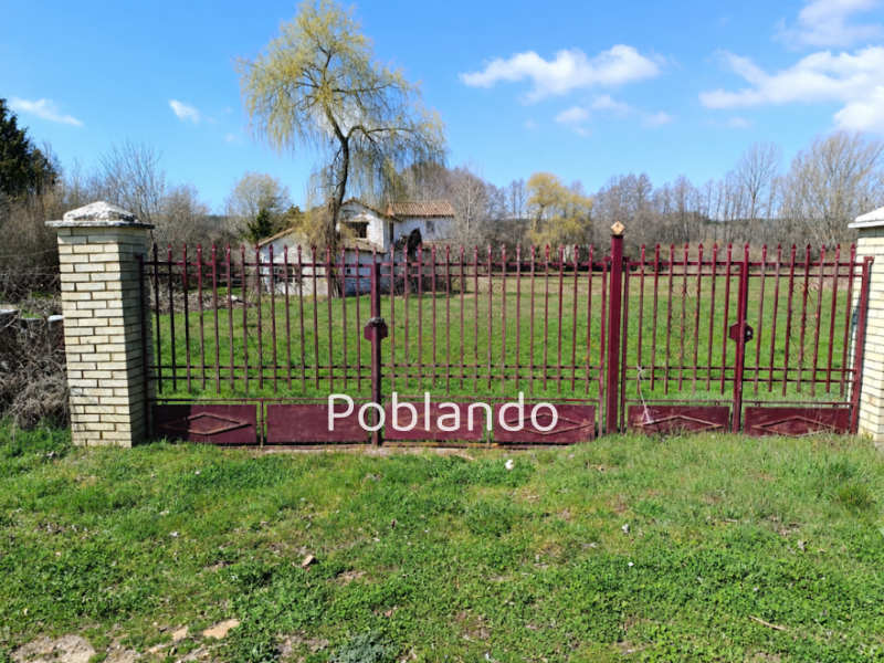 Finca de 8000m2 con casa, molino y canal de riego propio.