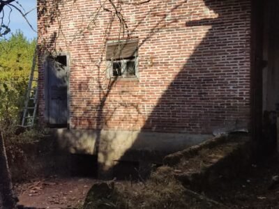 Finca de 8000m2 con casa, molino y canal de riego propio.